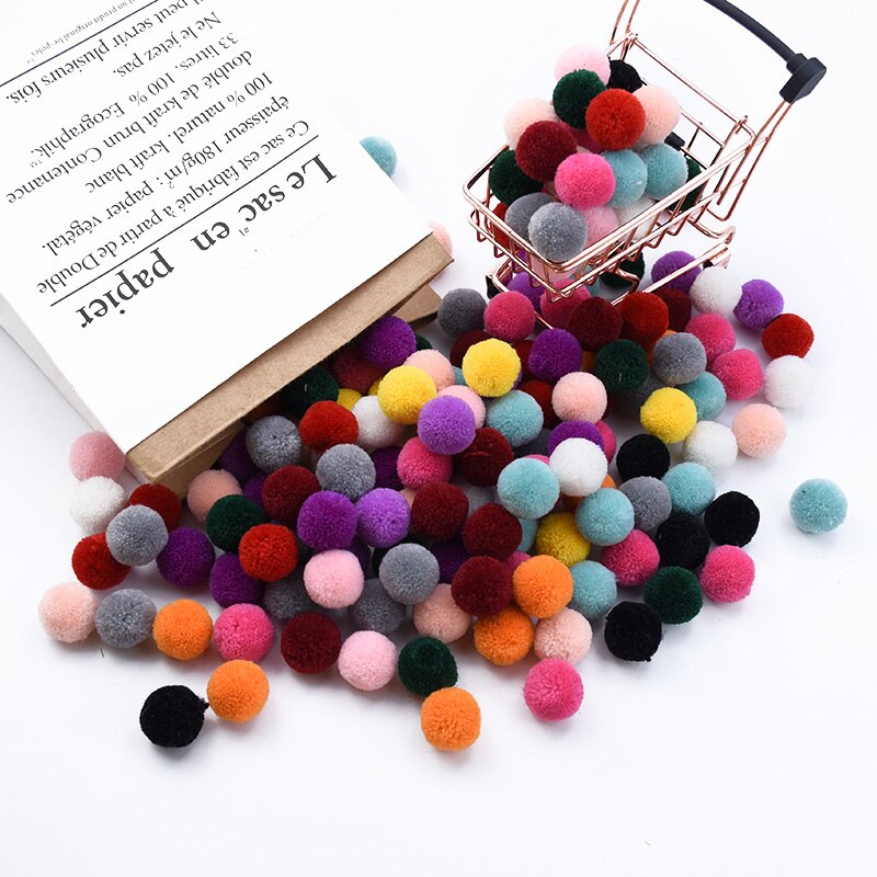 10/30 st 2cm billiga pompom kläder & accessoarer gör-det-själv godisask en keps bröllopsblommor för scrapbooking heminredning