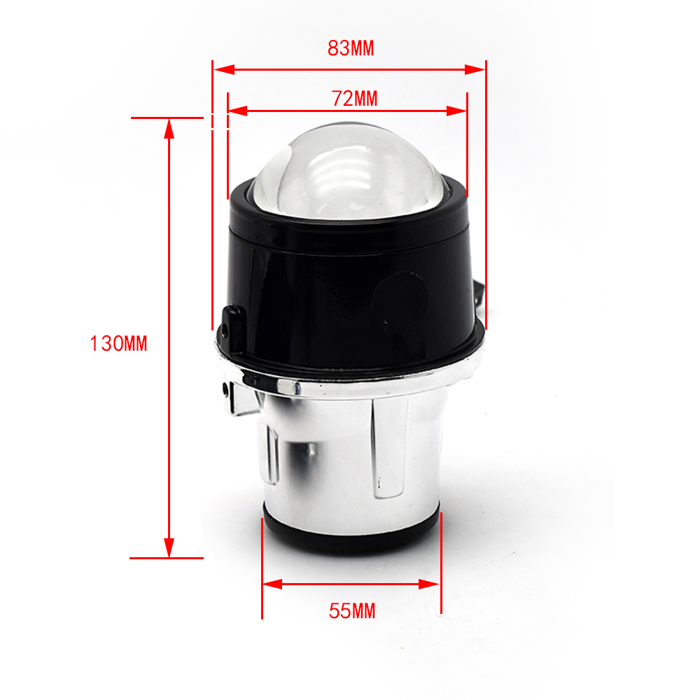 2pcs HID Bixenon fog Projector Lens for toyota Corolla Camry Yaris RX270 h11 Fog Lights Lenses Driving Lamp Retrofit DIY