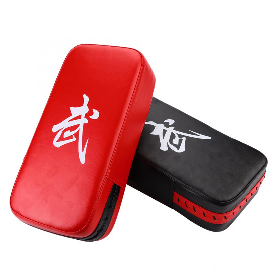 1 Uds bolsa para golpes de boxeo almohadilla arena bolsa Fitness Taekwondo MMA almohadilla de patada de mano PU cuero equipo de entrenamiento Muay Thai pie Target S