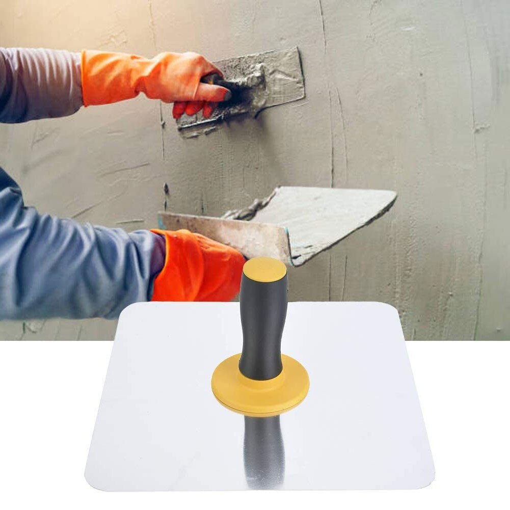 Plaster Hawk Aluminium Heavy Duty Plastering Tool with TPE Handle for Cement Mortar Drywall Concrete Finishing