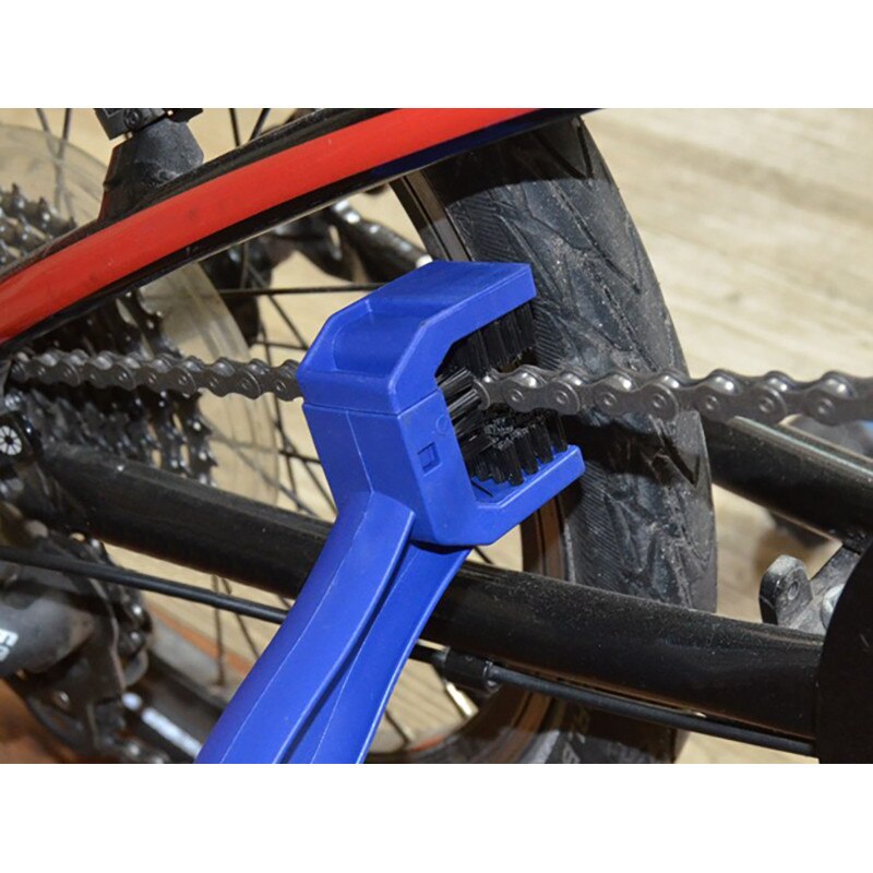 Motorfiets Keten Onderhoud Reinigingsborstel Vuil Schoon Tool Fietsketting Borstel Motorfiets Accessoires Voor Bromfiets Motorfiets Fiets