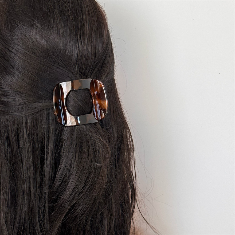 Pinzas en forma de garra para el pelo para mujer, horquilla geométrica con forma de arco, tocado , accesorios para el cabello