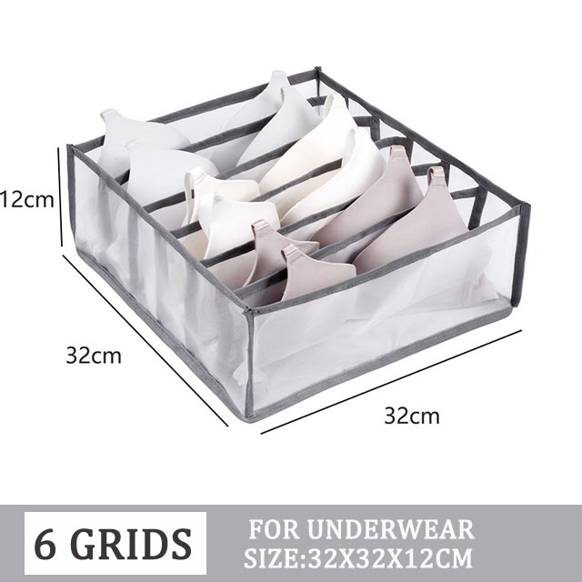 Schrank Veranstalter Unterwäsche Organizer für Kleider schrank Kleider schränke Schublade Veranstalter BH Socken Lagerung Organizer Kasten: Blau