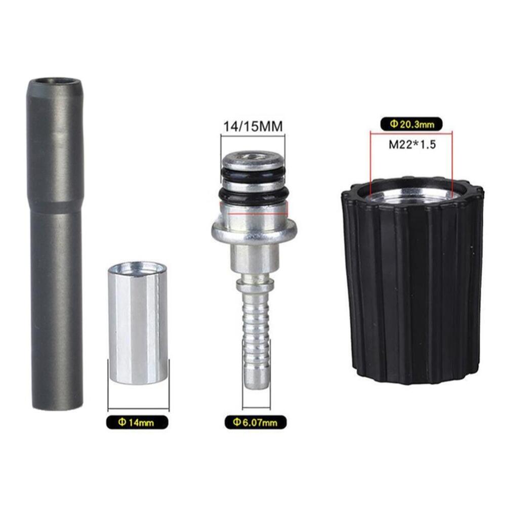 Hochdruckreiniger Schlauch Einsatz Armaturen D14 D15mm Ring murmeln M22 Auto Waschen Reinigung Schlauch Rohr Reparatur passend zu Twist Stecker: Ursprünglich Titel