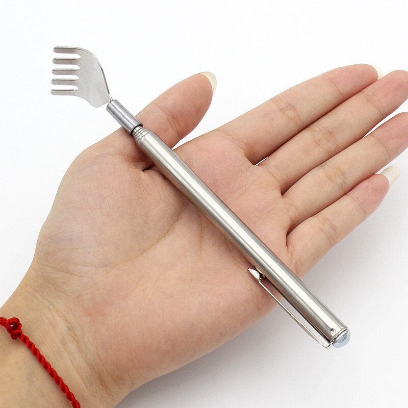 Extendable Back Scratcher Stainless Steel Telescopic Anti Itch Claw Massager Extender Price