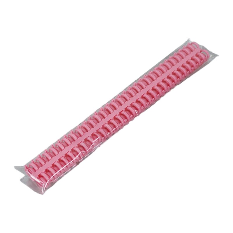 5Pcs 30 Gaten Boek Ring Loose Leaf Binder Spiral Ringen Binding Coil Stekels Plastic Notebook Binder Spiraal Coils Voor diy: DP-12