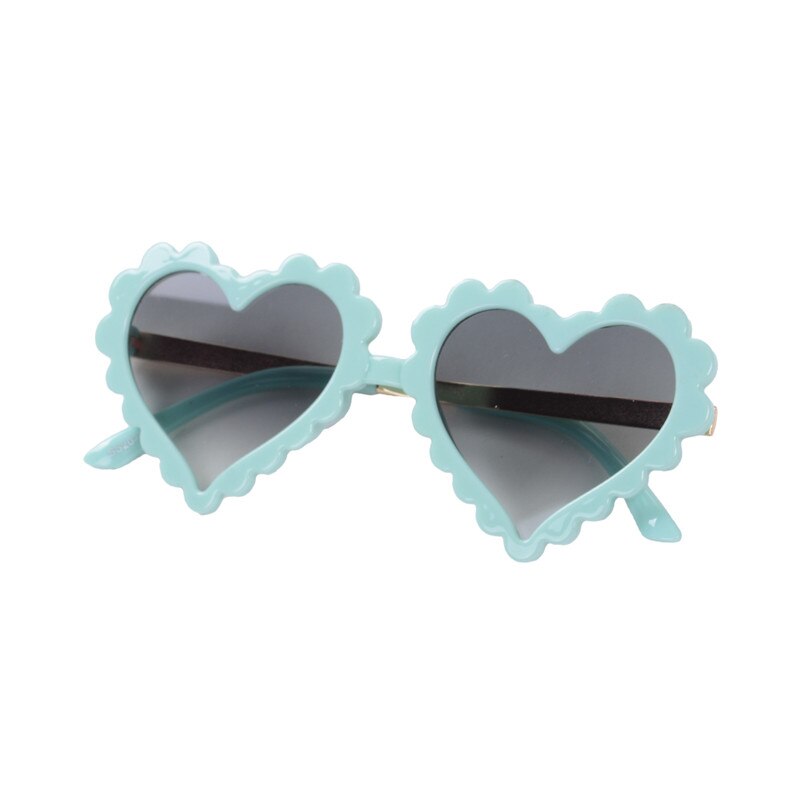 Kids Hoofddeksels Peuter Hartvormige Zonnebril Leuke Mode Uv-bescherming Zon Glas Voor Childrens Jongens Meisjes Strand: D