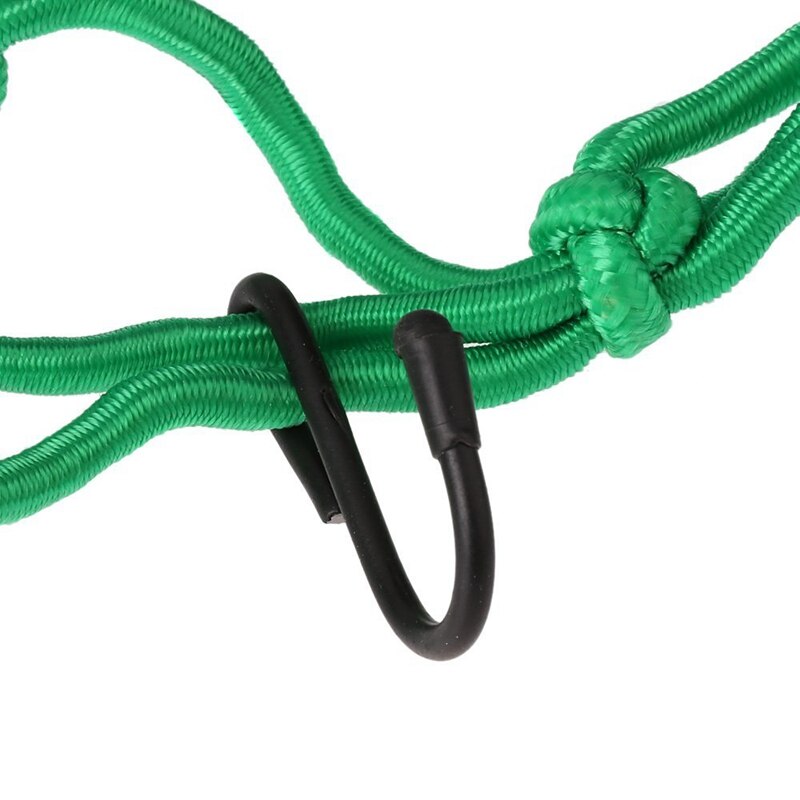 Red de carga de motocicleta resistente de gran elasticidad para motocicleta con ganchos de hierro 30cm * 30cm verde