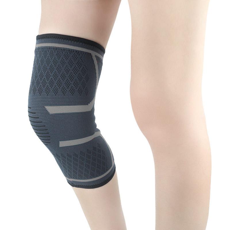 Rodilleras elásticas nailon deportes Fitness rodilleras equipo de Fitness rótula Brace Running baloncesto soporte para voleibol rodillera manga