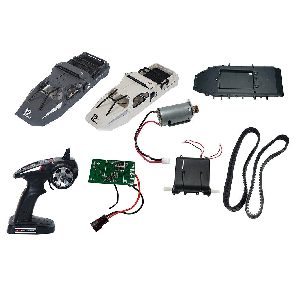 1/12 RC Tank Spare Parts Motor Shell Track Circuit Board Gearbox Chasis Parts for SG-1203 RC Tank Parts
