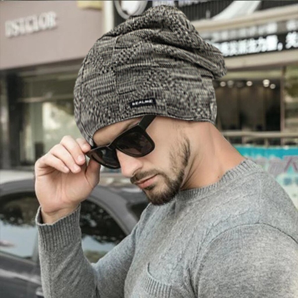 Beanies Winter Cap Women Men Hat Trendy Warm Oversized Chunky Baggy Stretchy Slouchy Skully Hat Beanie Hat Muts #2O17