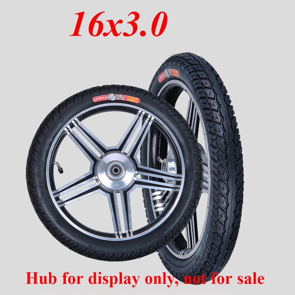 16x3.0 Tire Electric Bicycle Motorcycle CST Anti-skid Rhinoceros 75-305 Inner and Outer Tyre