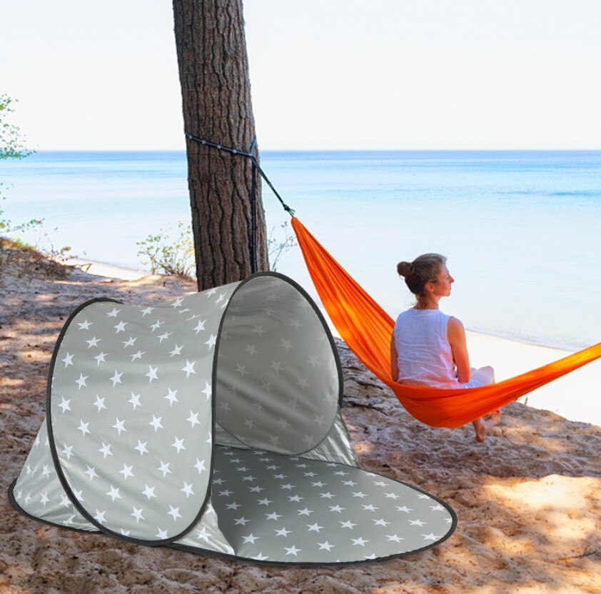 Beach Tent Pop-up Tent Summer Sea Awning Garden Outdoor Camping Waterproof Tent