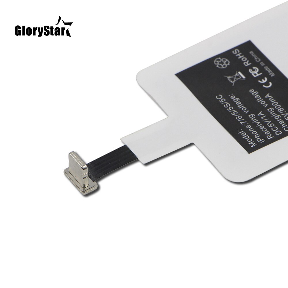 Qi Wireless Charging Kit Transmitter Charger Adapter Receptor Receiver Pad Coil Type-C Micro USB kit for iPhone Xiaomi Huawei: Gold
