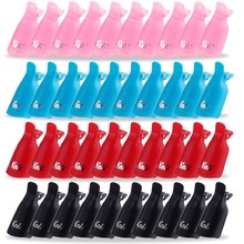 Pinzas para uñas, removedor de esmalte de Gel UV, limpiador de tapas, herramientas para manicura, desengrasante de cápsula de plástico, 10 Uds.