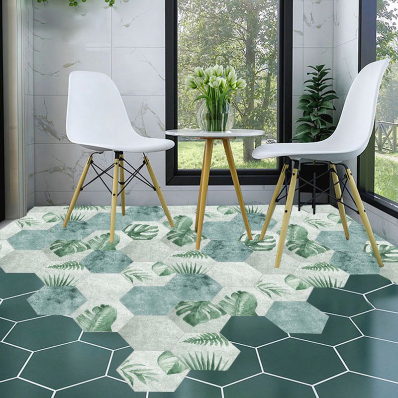 10 Pcs Hexagon Retro Patroon Tegel Floor Sticker Pvc Badkamer Keuken Waterdicht Muurstickers Home Decor Tv Bank Muur Art muurschildering