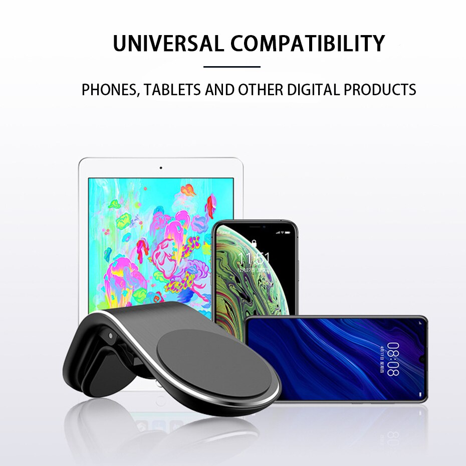 Leeioo bilholder til telefon i bil mobil support magnetisk telefonholder til tablets og smartphones suporte telefone