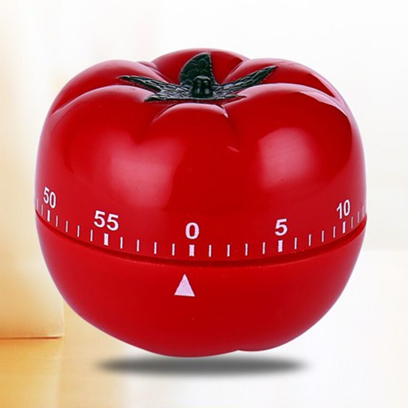 1-60Min 360 Degree Cute Indoor Kitchen Practical Tomato Mechanical Countdown Timer