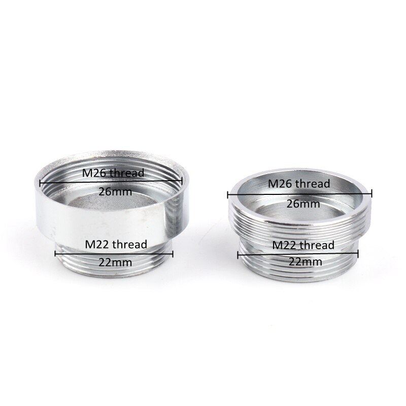 Rvs M22 Om M26 Draad Connector Kraan Gewrichten Water Tap Adapter Waterzuiveraar Accessoire Tuin Irrigatie Onderdelen