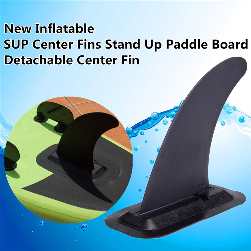 1 stk aftagelig oppustelig sup center finner stand up paddle board aftagelig center finne center surf fin 8 '' sup fin