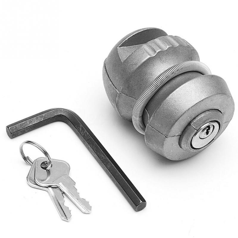Trailer Parts Tow Ball Lock Zinc Alloy Lock Universal Caravan Anti Theft Device Coupling Hitch