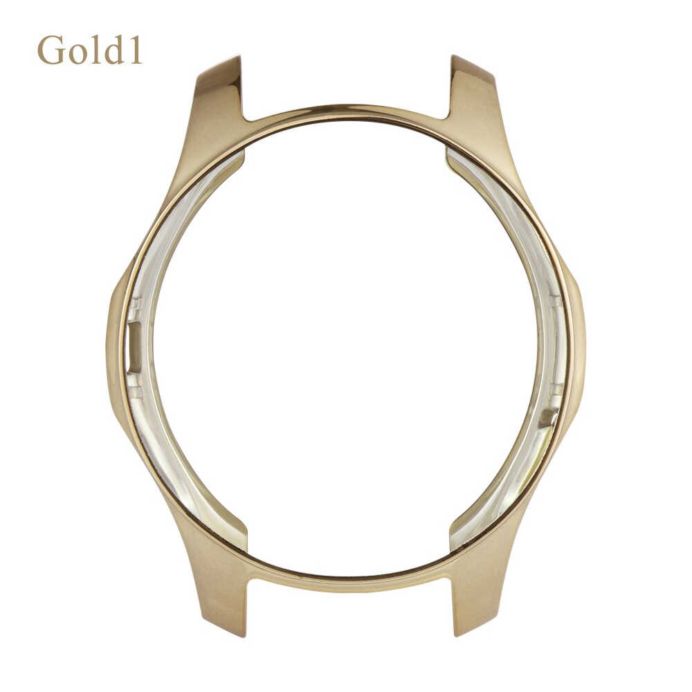 Capinha para samsung gear s3 frontier galaxy watch 46mm tpu macio all-around capa protetora para pára-choques caso quadro bordas ao redor: 2 / 46mm