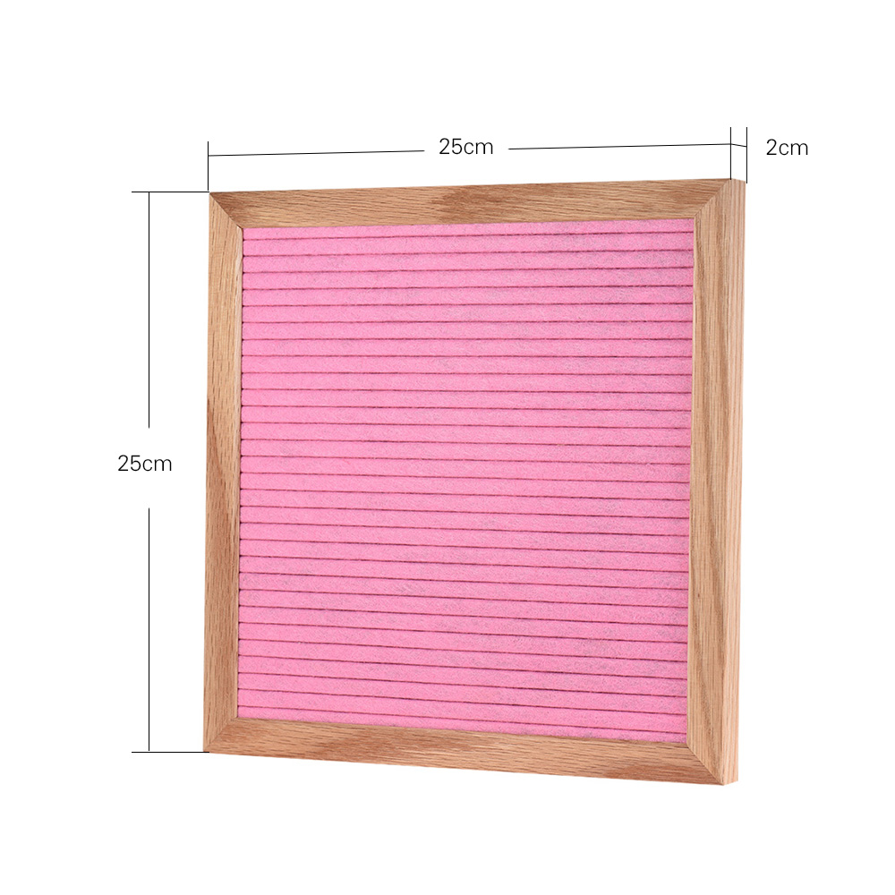 Felt Letter Board Message Board Bulletin Board Home Office Decor Oak Frame White Letters Symbols Numbers Characters Bag