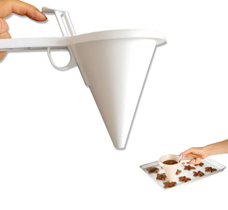 Adjustable Chocolate Funnel Baking Decorating Tools Chocolate Pastry Batter Dispenser Cookie Cupcake Pancake Muffin Baking Tools
