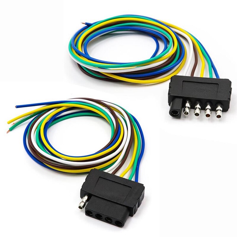 TIROL 5 Stift Stecker Flache Anhänger Kabelbaum Verlängerung Stecker Adapter Stecker und Steckdosen