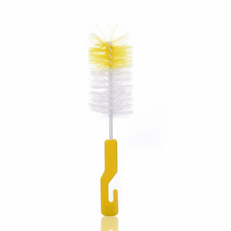 Baby Bottle Brushes Nipple Nylon Bristles Plastic Straight Shank Cleaning Set Cup Brush Bottle Brush Bottle Feeding clean