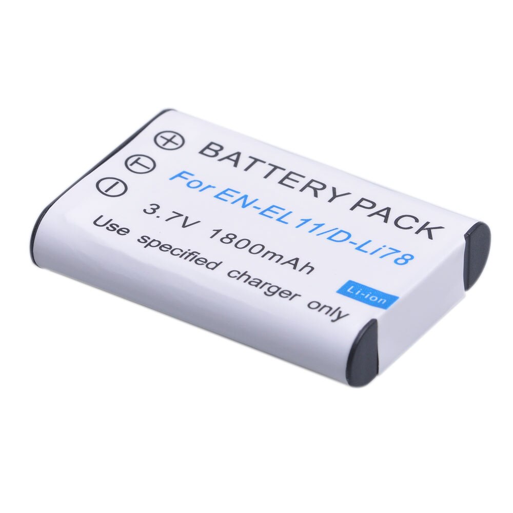 1pcs 1800mAh NP-BY1 NPBY1 EN-EL11 ENEL11 Battery for Sony Action Cam Mini HDR-AZ1VR AZ1 AZ1V AZ1VR Nikon Coolpix S550 S560