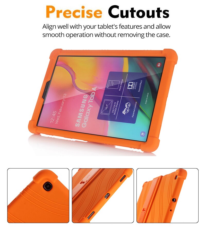 Case for Samsung Galaxy Tab A 10.1 SM-T510 SM-T515 Tablet Case Stand Cover for Samsung Galaxy Tab A 10.1 Funda Capa Case