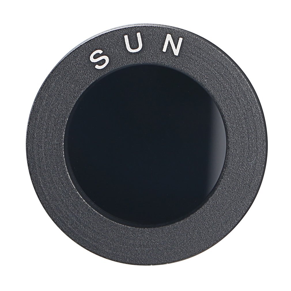 Astronomical Telescope Accessories 0.965 /1.25 Black Sun Filters Full-aluminum Standard Thread for Astro Optics Eyepiece ACEHE