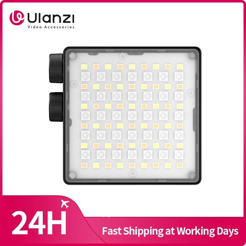 Ulanzi LE20 20W RGB-zaklamp Draagbare videolamp Invullicht voor camera Smartphone Fotografie Video Live met koelventilator