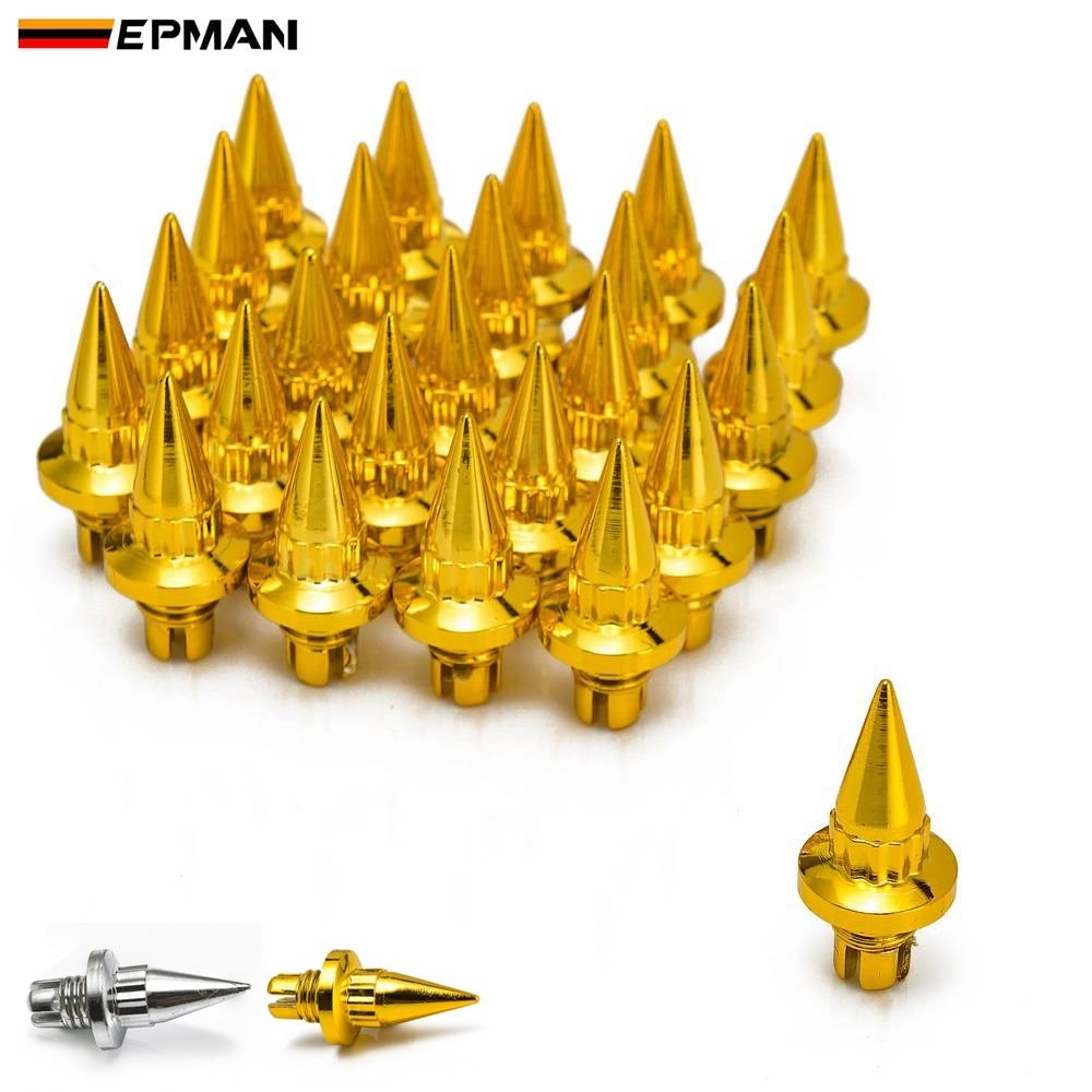 Epman-25 Stks/partij Plastic Velg Lip Vervanging Spike Wiel Klinknagels/Noten Voor Wiel Cap Lip Schroef Bolt Banden EPAS056