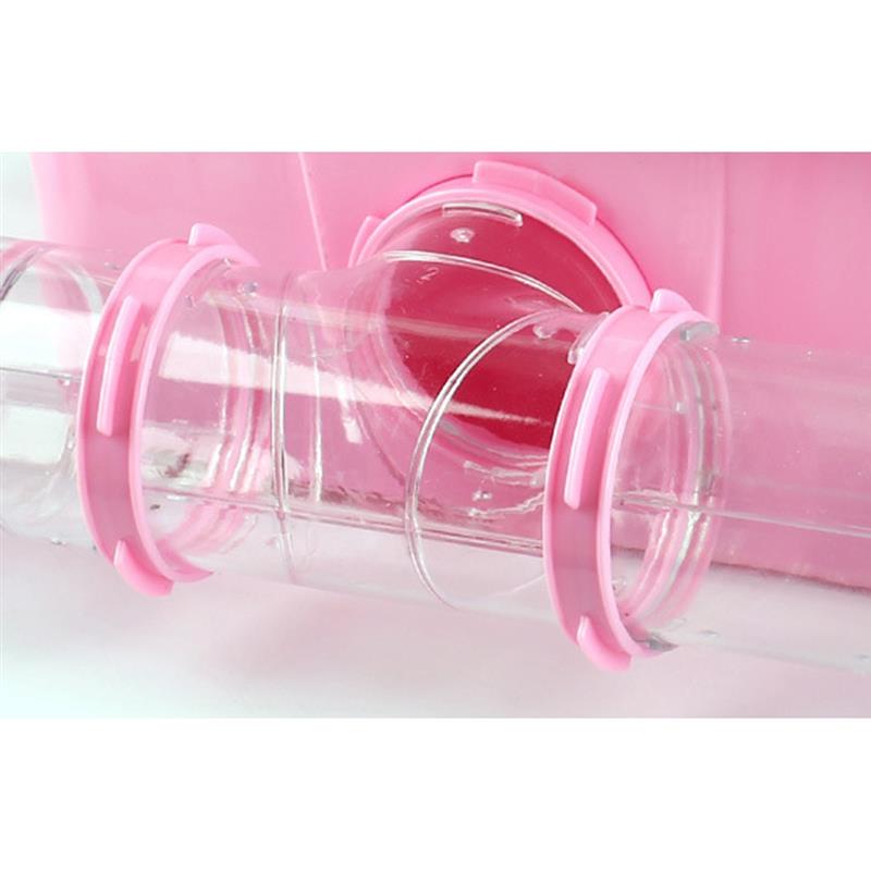 Túneles de tubos para hámster, jaula de plástico creativa para ratones, tubo externo de juguete para animales pequeños, conejillo de indias, ratas, juguetes de ejercicio, 1 unidad