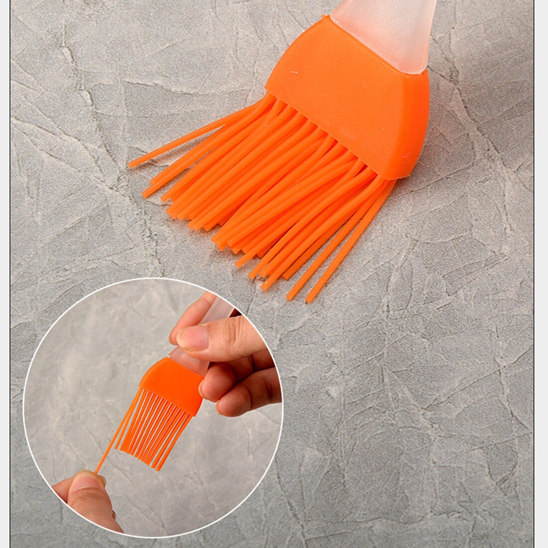 Food Silicone Brush Smear Brush Barbecue Baking Pan Bread Chef Pastry Oil Barbecue Pan Tool Household Kitchen Accessories