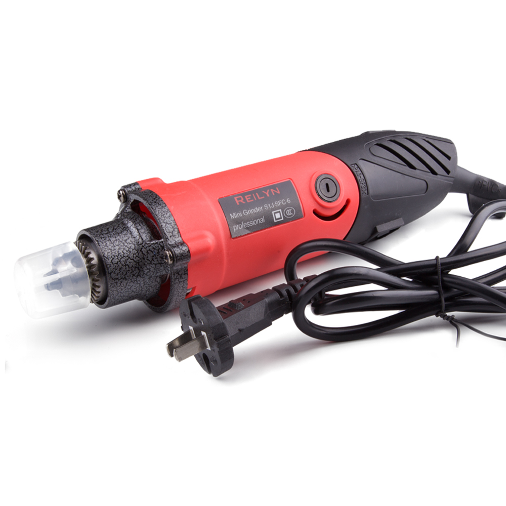 Reilyn Hand-Held Grinding Machine Mini Grinder Small Convenient Drill Mini Rotary Machine Clamping Chuck Durable