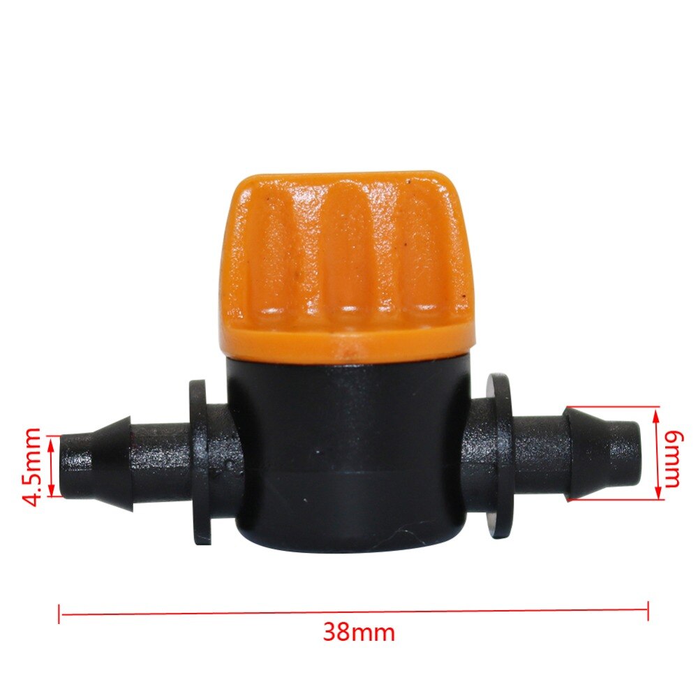 Mini water flow switch Flow Control valve Agriculture Industrial Irrigation Plumbing DIY Flow Switch Stop Valve 10 Pcs