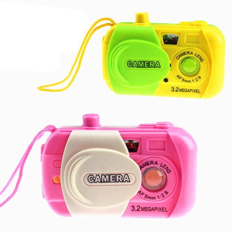 Simulatie Mini Camera Creatief Speelgoed Kinderen Projectie Kinderen Leren Studie Onderwijs Speelgoed Camera 'S Jongens Meisjes Willekeurige Kleur