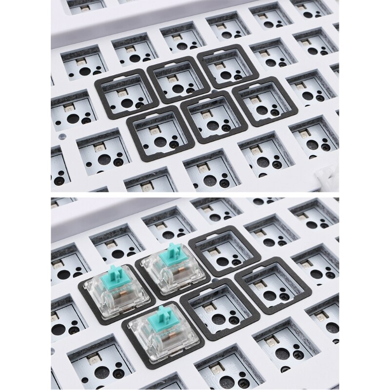 120pcs IXPE Foam Film For Switch Inter-Axis Pad Compatible with Mechanical Keyboard Switches Mute EVA PE Poron Pads
