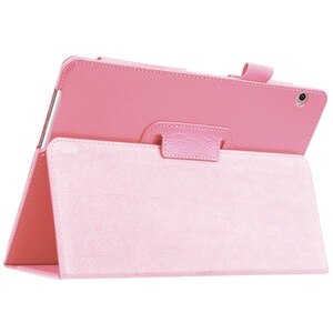 Dla Huawei MediaPad T3 10 przypadku PU skóra stań pokrywy dla Huawei T3 9.6 AGS-L09 AGS-L03 AGS-W09 Tablet Funda Capa: Pink