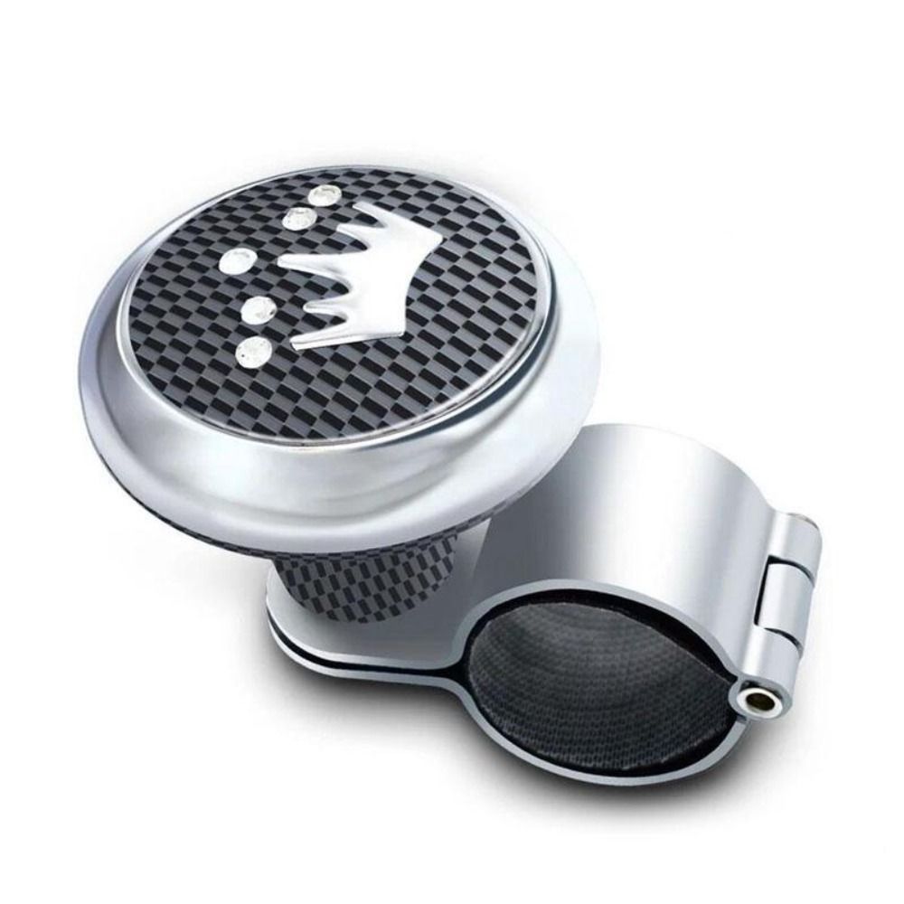 Manopola del volante dell'auto rotazione di 360 gradi manopola di aiuto della sfera del volante maniglia della sfera manopola del filatore di controllo dell'auto in ABS accessorio per auto: Avorio