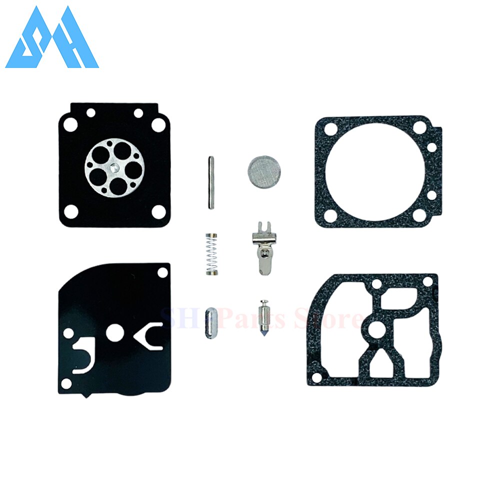 Carburetor with Repair Kit for Stihl FC55 FC75 FC85 FS310 FS38 FS45 FS45C FS45L FS46 FS55 FS55RC FS55T FS74 FS75 FS76 FS80 FS85: Repair kit (10 pcs)