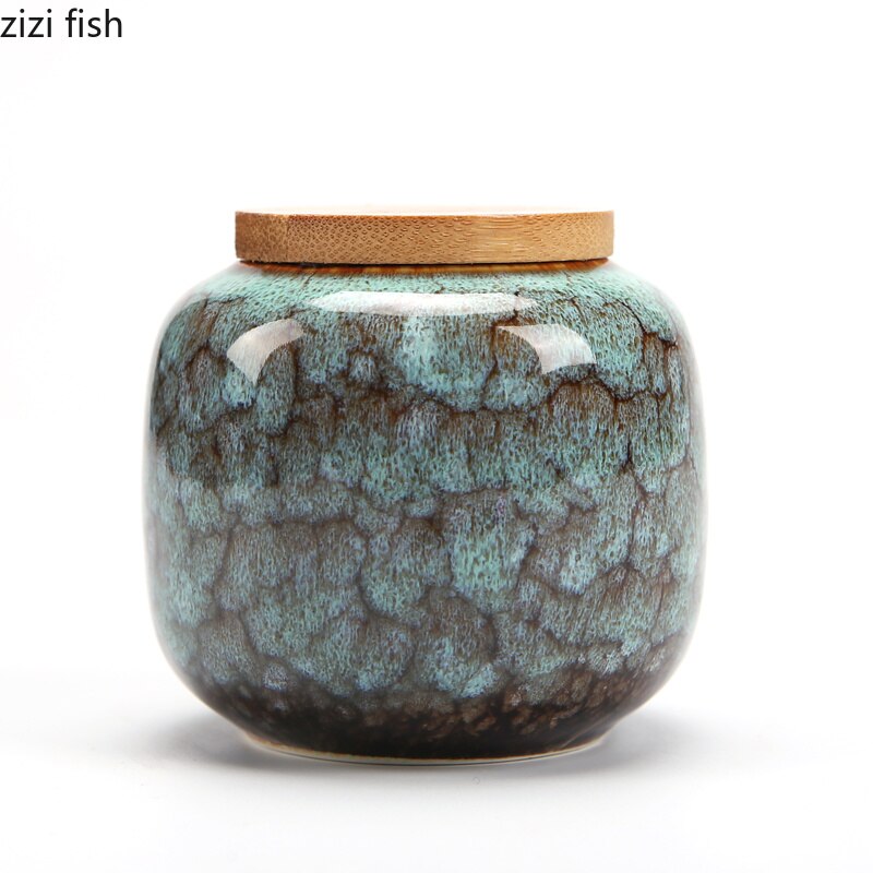 Ceramiczny słoik pudełko na herbatę zamknięte puszki przenośna podróż herbata akcesoria kuchnia bar akcesoria schowek ceramiczny słoik