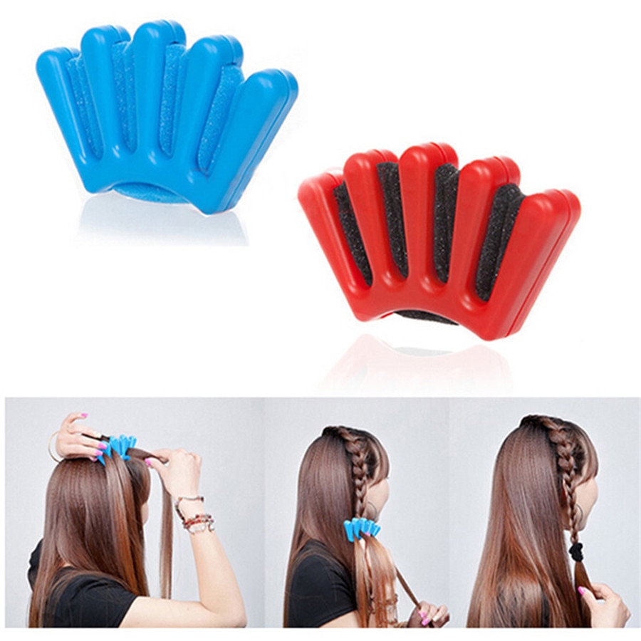 2 pcs haar base bump styling insert tool volume pluizige prinses styling toegenomen haar spons haar bladerdeeg