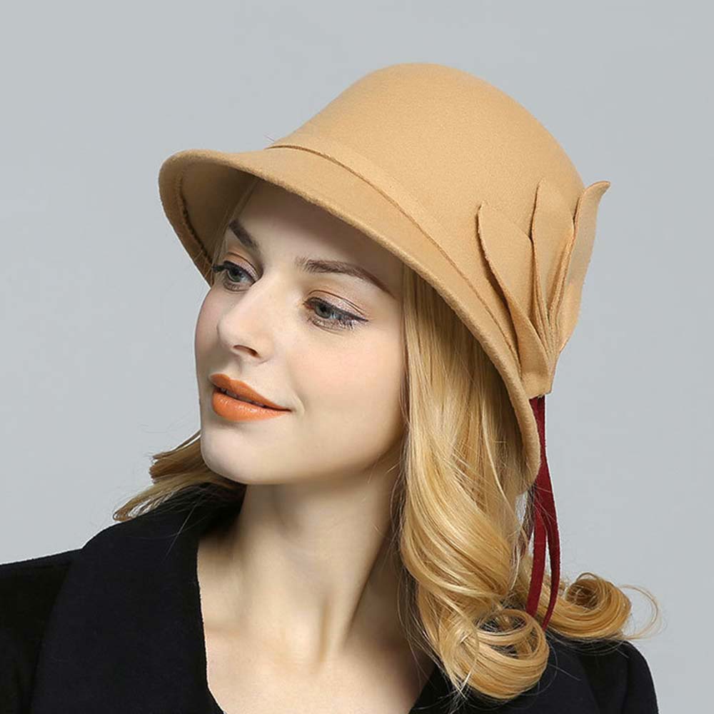Sombrero redondo de flores de lino para mujer, sombrero redondo Billycock, Retro Vintage, Bowler, gorras de princesa, sombrero gorra de Jazz para mujer