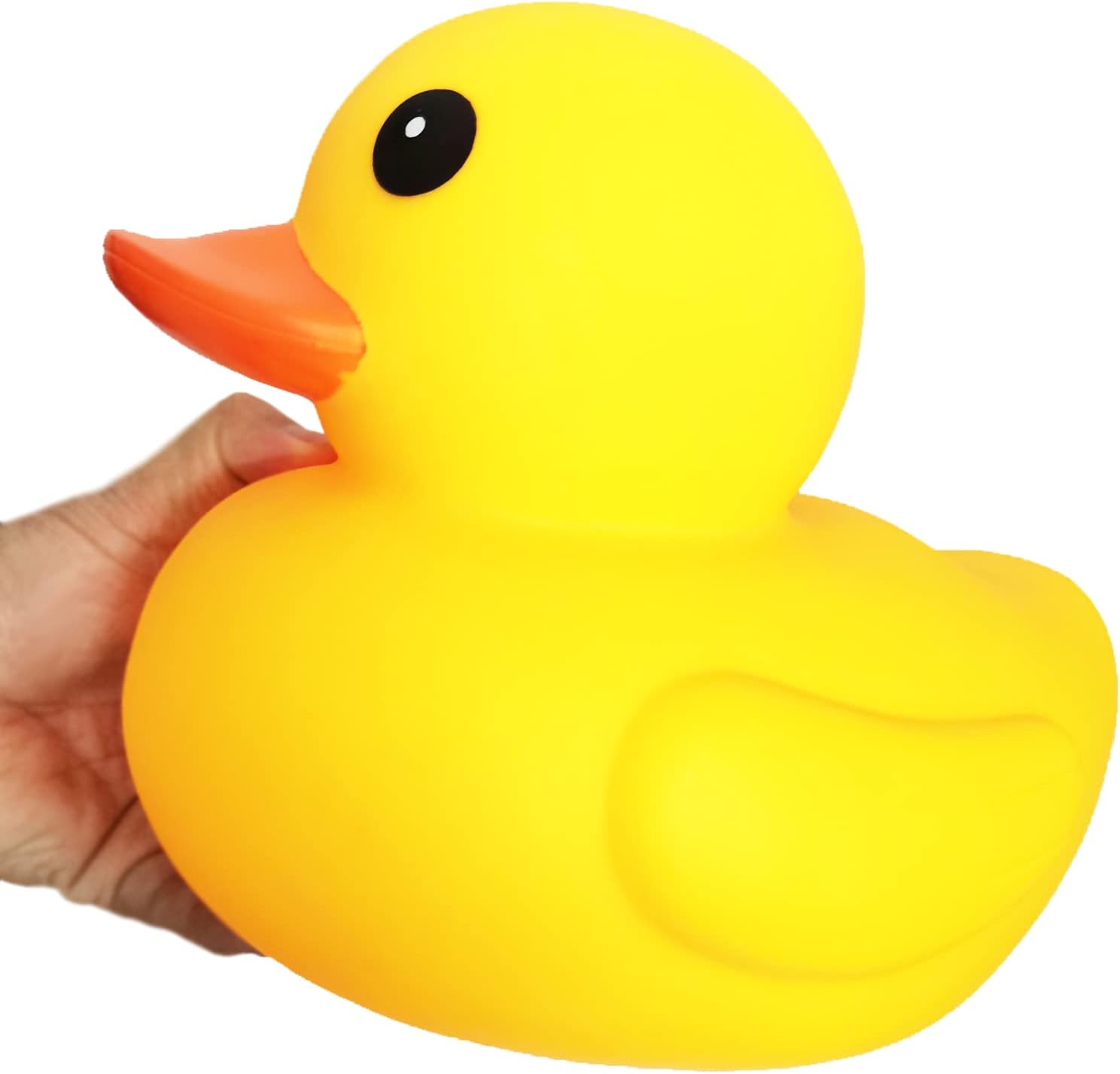 1/2 pçs pato de borracha gigante 10.2 Polegada pato de borracha gigante grande borracha estridente grandes patos de borracha amarela (3 anos +): Branco