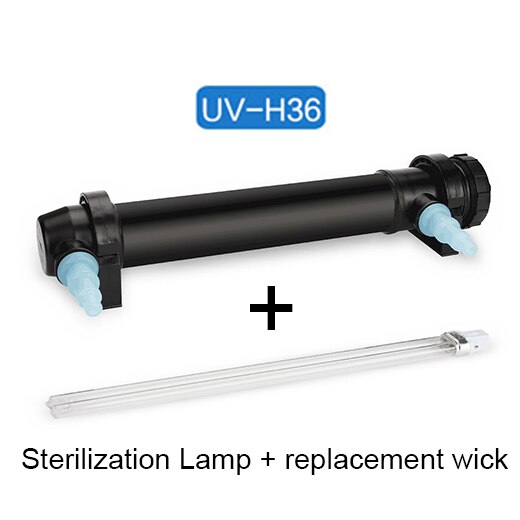 JEBO 36W UV Sterilizer Lamp Light Ultraviolet Filter Clarifier Water Cleaner For Coral Koi Fish Pond, Aquarium UV Lamp