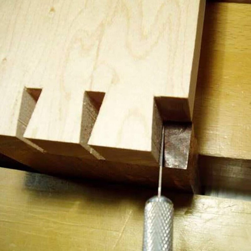 Jaskółczy ogon rysunek skala deska jaskółczy ogon znakowanie lakierowane drewno orking narzędzie pomiarowe paź królowej Narking linijka 11